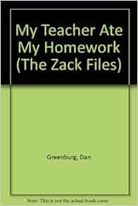 My teacher ate my homework activities picture