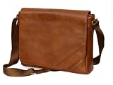 Cool Bananas OldSchool Class1 Leder-Tasche f&uuml;r MacBook Pro (33,7 cm / 13,3 Zoll und 39,1 cm / 15,4 Zoll), braun