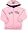 New York Yankees -Girls 4-6X- Pink Zip Front Hooded Sweatshirt - Medium (5-6)