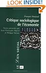 Critique sociologique de l'�conomie