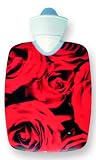 Fashy hot-water bottle, hot-water bag red rose 2,0 l