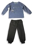 Picture Me by Austin & Ashley - Toddler Boys Long Sleeved Fleece Pant Set, Blue, Grey
