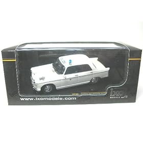Peugeot 404 German Police Car 1966- 1 43rd Scale IXO Model from Schumacher Accessories