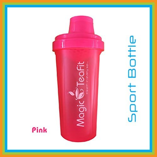Magic Teafit Pink 25 Ounce Sport Bottle, Shaker Bottle, Multi Use Bottle