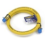 Goodyear EP 46568 1/2-Inch by 3-Feet 300 PSI Lead-In Rubber Air Hose with 1/2-Inch MNPT Ends