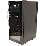 NewAir AW-210ED NewAir Thermoelectric Wine Cooler With Dual Temperature Zones