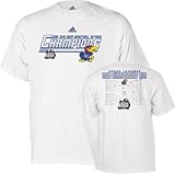 Kansas Jayhawks 2008 Final 4 Champions Championship Bracket T-shirt