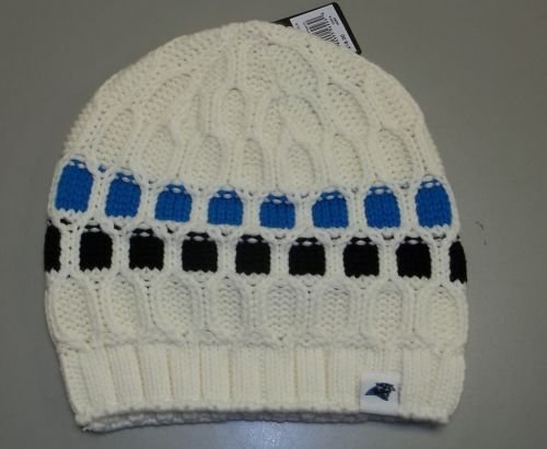 Carolina Panthers Cuffless Knit Hat By Reebok - Women