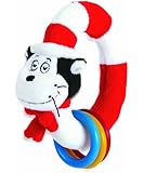 Manhattan Toy Dr. Seuss Cat in The Hat Take and Shake Ring Rattle and Teether Toy