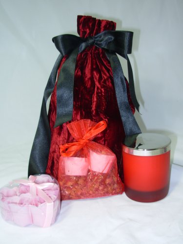 Valentines Velvet Love Bag Romantic Gift Picture