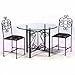 French Medium Dining Table Metal Finish: Jade Patina French Medium Dining Table Metal Finish: Jade Patina