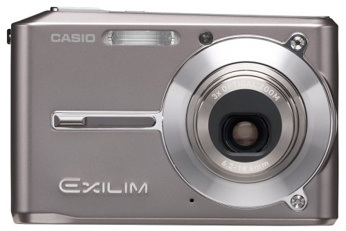 Casio Exilim EX-S500 5MP Digital Camera with 3x Anti Shake Optical Zoom (Grey)