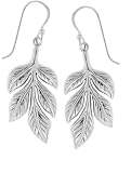 Boma Sterling Silver Hanging Branch Earrings