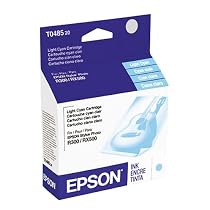 Epson T048520 Light Cyan Ink Cartridge (Stylus Photo R300 Series Printers)