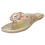 A. Marinelli Women's Ian Flat Thong,Ecru,5 M