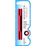 Sheaffer Skrip Ink Cartridges, Red, 2 Packs Of 5 Cartridges, Total 10 Cartridges (SR/96340)