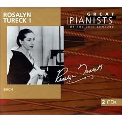 Les grands pianistes du 20�me si�cle : Rosalyn Tureck, vol 2 : Variations Goldberg, concerto italien, Partita en si mineur BWV831