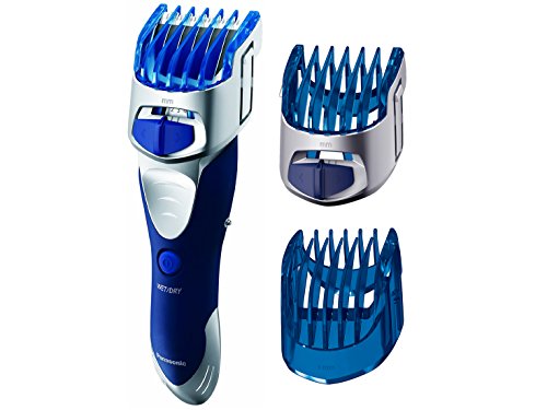 Panasonic Beard Trimmer, Hair Clipper, Men s, Cordless, with 10 Adjustable Trim Settings and Two Comb Attachments, Wet/Dry, ER-GS60-S