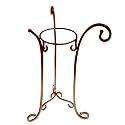 Decolav 3700-RT Rust Wrought Iron Pedestal with 8-Inch Faucet Stand