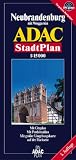 ADAC Stadtpläne, Neubrandenburg mit Woggersin: Mit Woggersin. Mit Cityplan. Mit Radwegen. Mit Postleitzahlen. Mit großer Umgebungskarte