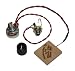 Piezo Pickup with Volume Control for CBG, Acoustic Guitar, Stomp Box etc