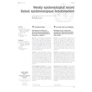 Weekly Epidemiological Record = Releve Epidemiologique Hebdomadaire by 