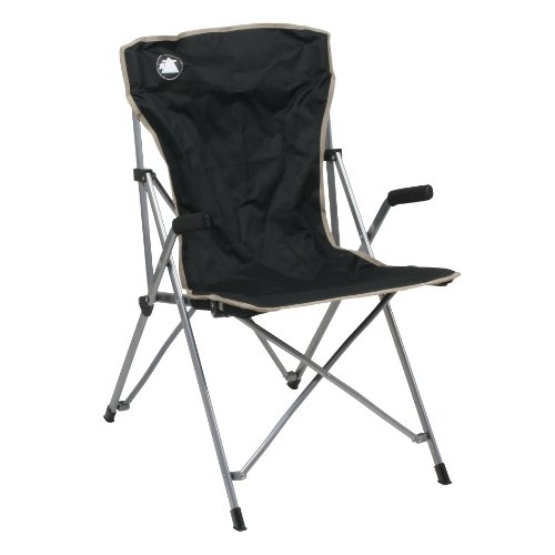 10T slimBOY Fauteuil de camping Noir 62 x 72 x 104 cm