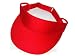 Adjustable Cotton Visor. Available in Red and Purple