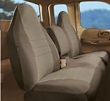 Fia Oe Custom Fit Tweed Fabric Seat CoversOE32-10 Rear Bench SeatTaupeGMCSierra1999 to 2007(Classic Body)
