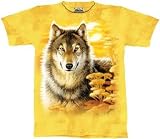 The Mountain Wolf Gaze Adult T-shirt