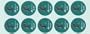 Phiten MLB Authentic Titanium Discs, Florida Marlins, 10 Discs