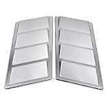 Chrome Air Scoop Hood Flow Intake Side Vent Cover Fender Mesh For BMW X3 X5 Series X5... by Astra Security