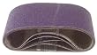 3M 81432 4-Inch x 24-Inch Purple Regalite Resin Bond 100 Grit Cloth Sanding Belt - 5 Pack