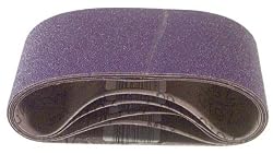 3M 81404 3-Inch x 21-Inch Purple Regalite Resin Bond 150 Grit Cloth Sanding Belt - 5 Pack