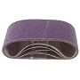 3M 81404 3-Inch x 21-Inch Purple Regalite Resin Bond 150 Grit Cloth Sanding Belt - 5 Pack