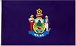 Maine US State Flag - 3 foot by 5 foot Polyester (NEW)