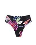 Spiegel Botanical Print High Waist Bikini Swimsuit Bottom by Newport News