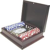 Deluxe Playing Card and Poker Chip Box