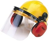 Draper 69933 Safety Helmet with ear defenders and visor