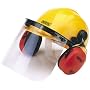 Draper 69933 Safety Helmet with ear defenders and visor