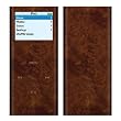 Dark Burlwood Design Decal Skin Sticker for Apple iPod nano 2G (2nd Generation) 2GB/ 4GB/ 8GB Player