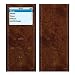 Dark Burlwood Design Decal Skin Sticker for Apple iPod nano 2G (2nd Generation) 2GB/ 4GB/ 8GB Player