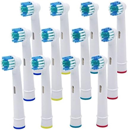 Perfect World Oral-b Dual Clean Replacement Toothbrush Heads SB-17A Oral-b Compatible Electric Replacement Toothbrush Heads 4 Pack [8,12,16 ,20 Packs Available] (12)