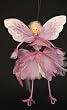 Lavender feather Fairy 6" Ornament