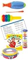 BeBoP Childs Rainbow Rhythm Percussion Set with a FREE CD & Songbook