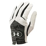 アンダーアーマー(UNDER ARMOUR) ヒートギアゴルフグローブ WHT/BLK/SIL 774の画像
