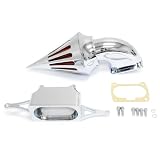 2002-2009 Yamaha Warrior Cruiser High Quality Chrome Billet Aluminum Cone Spike Air... by KapscoMoto