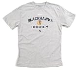 Chicago Blackhawks Youth Authentic Practice T-Shirt by Reebok - Sport Gray