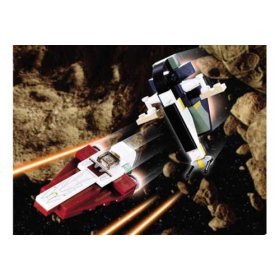 Lego Star Wars Mini Building Set #4487 Jango Fett Slave I and Obi -Wan's Jedi Starfighter by LEGO