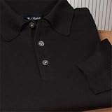 Merino Wool Three-Button Polo